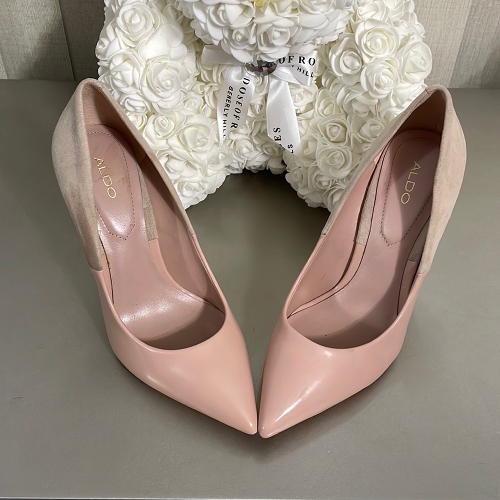 Aldo heels pink/suede